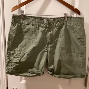 Signature by Levi Strauss Green Women's Cargo Shorts